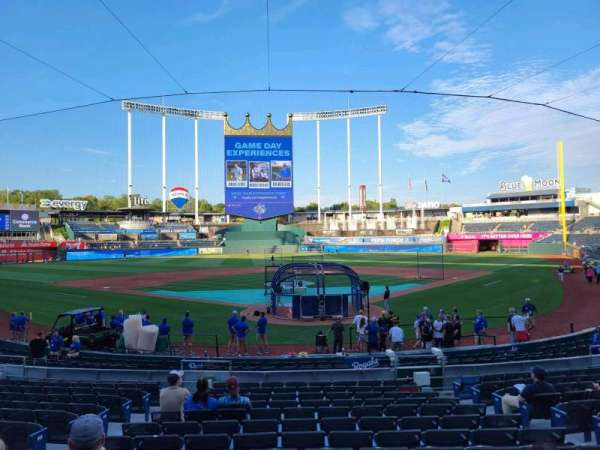Kauffman Stadium, section: 127, row: p, seat: 7