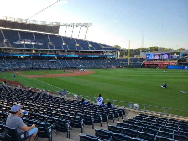 Kauffman Stadium, section: 146, row: v, seat: 5