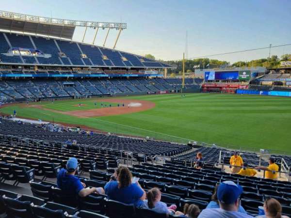 Kauffman Stadium, section: 244, row: mm, seat: 8