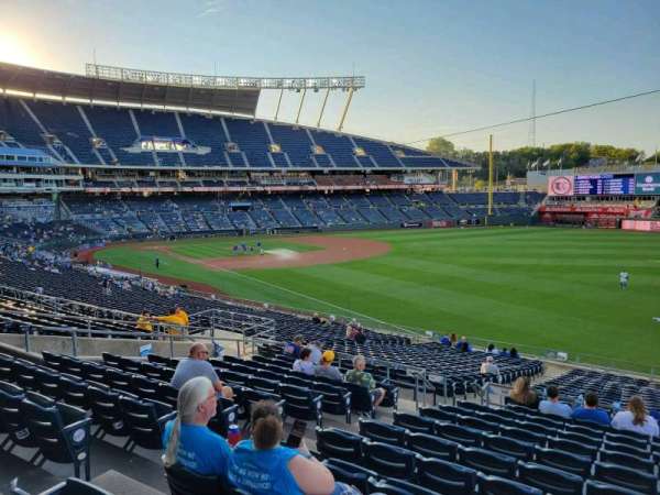 Kauffman Stadium, section: 246, row: mm, seat: 6