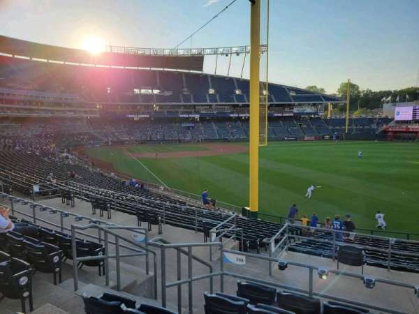 Kauffman Stadium, section: 248, row: ff, seat: 6