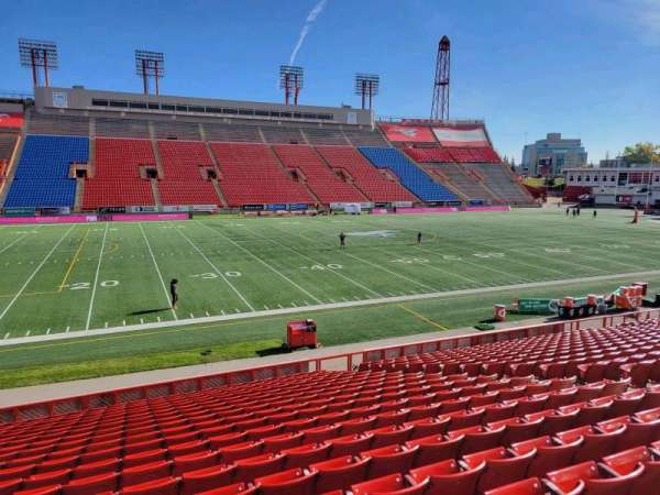 McMahon Stadium, section: h, row: 20, seat: 17
