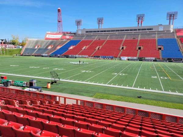 McMahon Stadium, section: d, row: 13, seat: 12