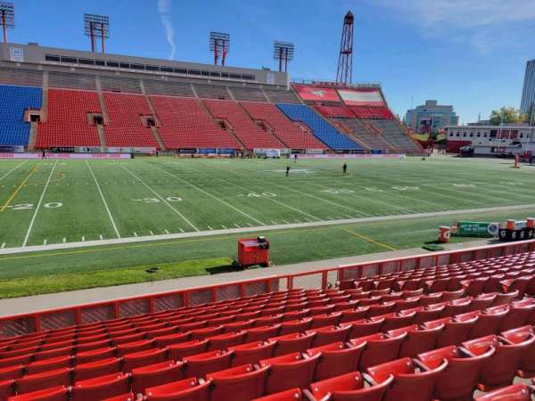 McMahon Stadium, section: h, row: 13, seat: 12