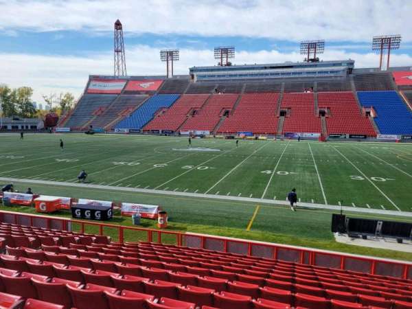 McMahon Stadium, section: r, row: 13, seat: 12