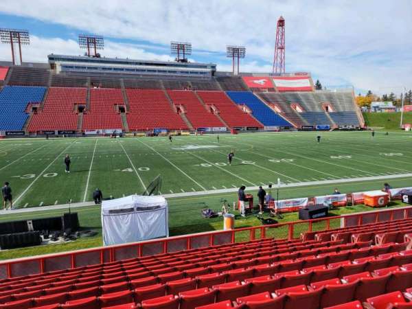 McMahon Stadium, section: t, row: 13, seat: 12