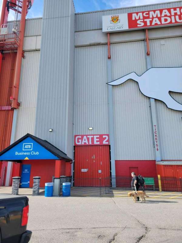McMahon Stadium, section: Gate 2