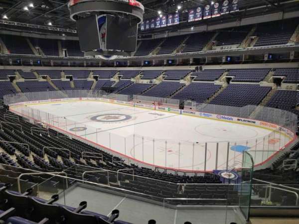 Canada Life Centre, section: 202, row: 4, seat: 21