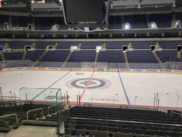 Canada Life Centre, section: 218, row: 4, seat: 12