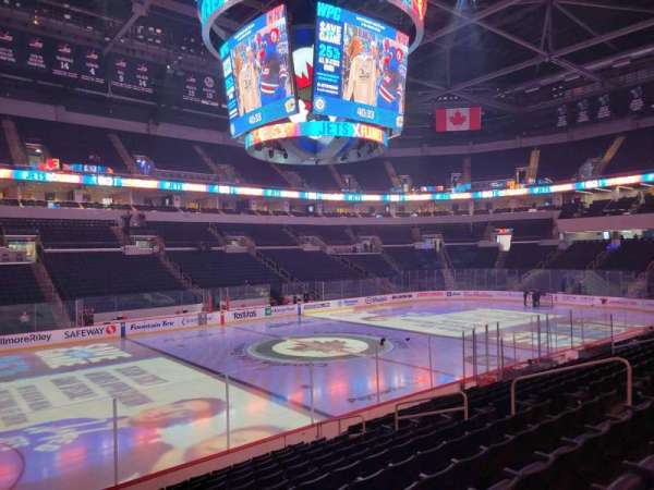 Canada Life Centre, section: 107, row: 13, seat: 15