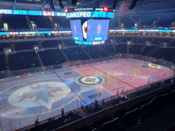 Canada Life Centre, section: 322, row: 2, seat: 18
