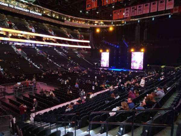 Xfinity Mobile Arena, section: 110, row: 16, seat: 3