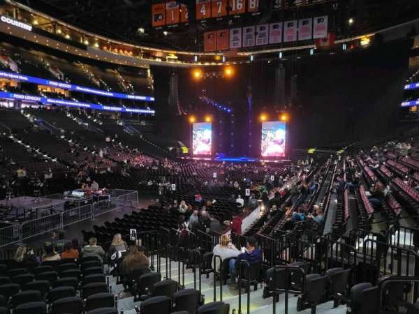 Xfinity Mobile Arena, section: 109, row: 14, seat: 11