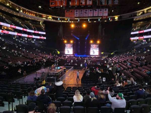 Xfinity Mobile Arena, section: 108, row: 14, seat: 6