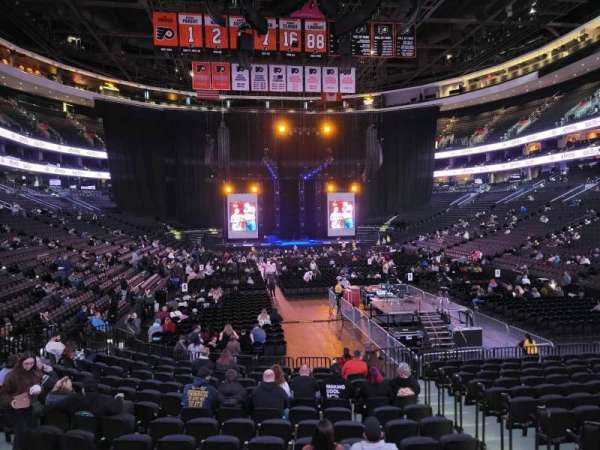 Xfinity Mobile Arena, section: 106, row: 15, seat: 11