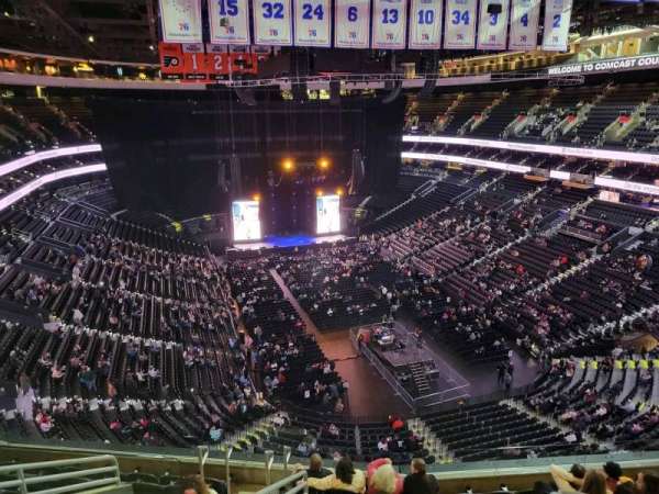 Xfinity Mobile Arena, section: 206, row: 9, seat: 3