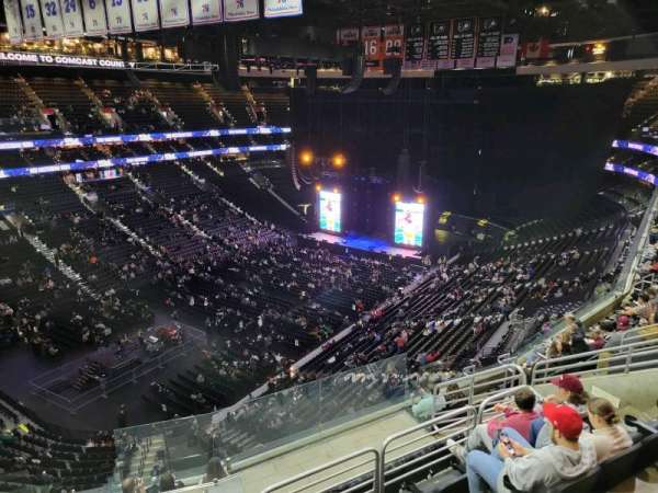 Xfinity Mobile Arena, section: 210, row: 9, seat: 5
