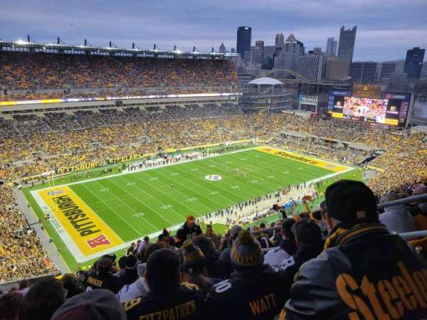 Acrisure Stadium, section: 529, row: y, seat: 5