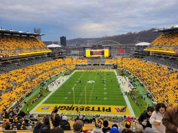 Acrisure Stadium, section: 523, row: x, seat: 3