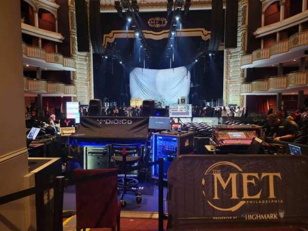The Met Philadelphia, section: Orchestra 6, row: C, seat: 6