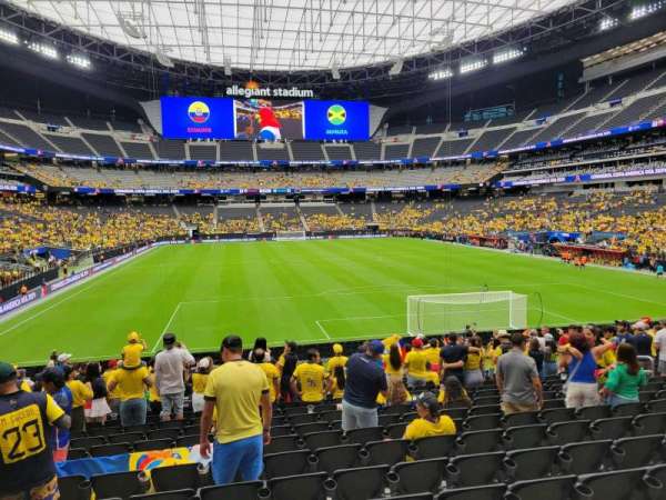 Allegiant Stadium, section: 102, row: 25, seat: 10