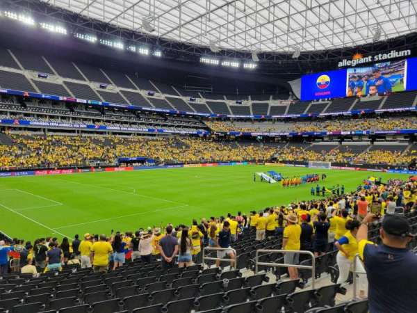 Allegiant Stadium, section: 140, row: 20, seat: 10