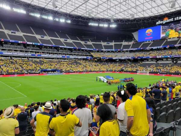 Allegiant Stadium, section: 138, row: 16, seat: 9
