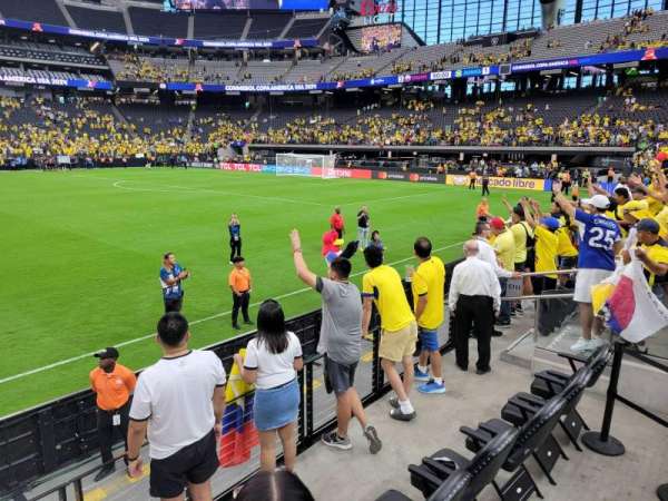 Allegiant Stadium, section: C111, row: 4, seat: 2