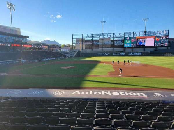 Las Vegas Ballpark, section: 107, row: s, seat: 12