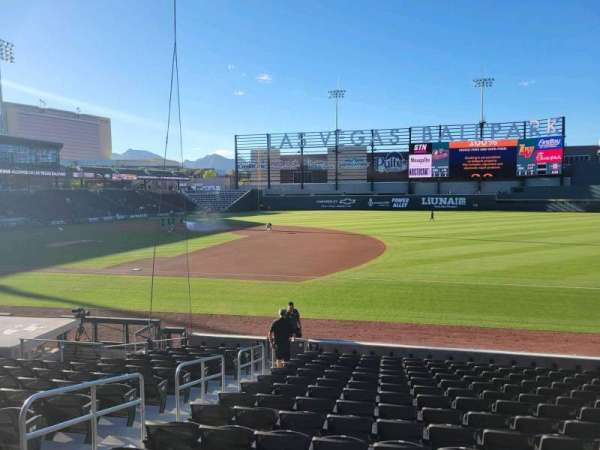 Las Vegas Ballpark, section: 105, row: q, seat: 5