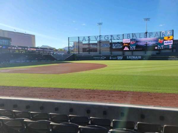 Las Vegas Ballpark, section: 105, row: e, seat: 10