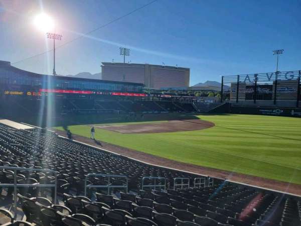 Las Vegas Ballpark, section: 103, row: u, seat: 8