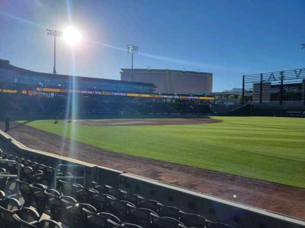 Las Vegas Ballpark, section: 103, row: f, seat: 10