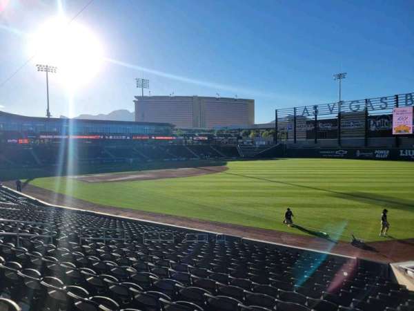 Las Vegas Ballpark, section: 102, row: t, seat: 16