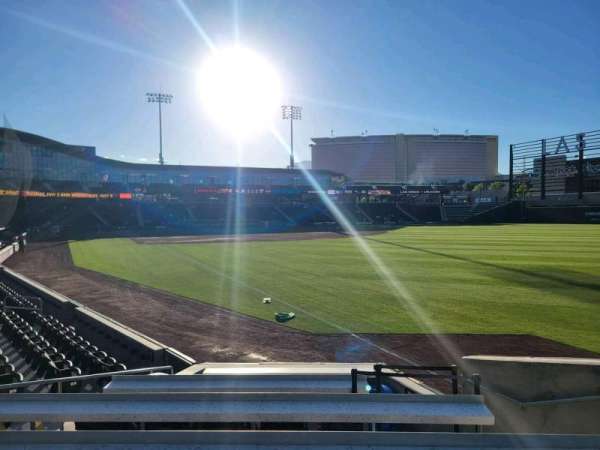 Las Vegas Ballpark, section: 101, row: e, seat: 8