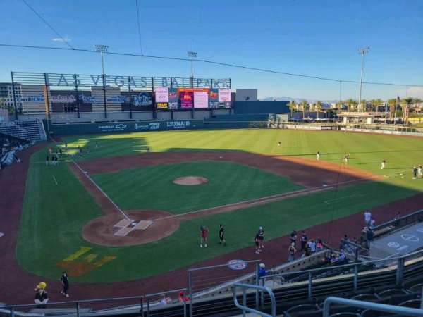 Las Vegas Ballpark, section: 210, row: f, seat: 11