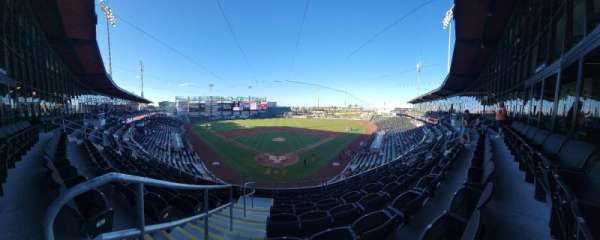 Las Vegas Ballpark, section: 211, row: F, seat: 1