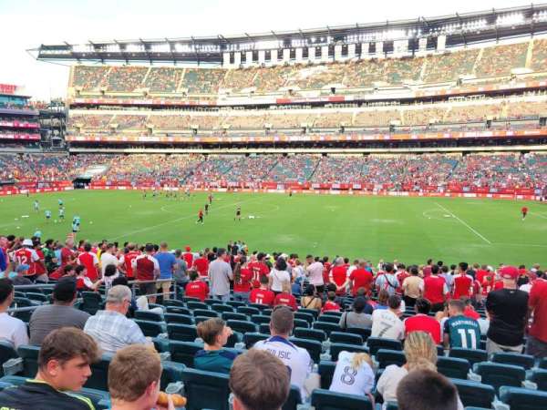 Lincoln Financial Field, section: 103, row: 22, seat: 13