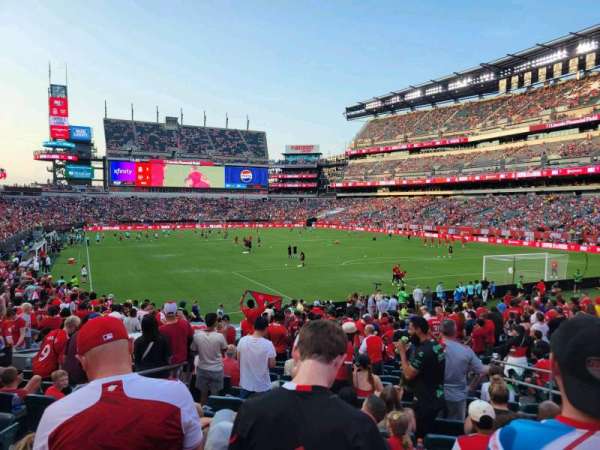 Lincoln Financial Field, section: 108, row: 19, seat: 10