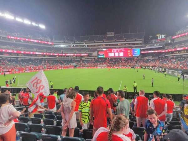 Lincoln Financial Field, section: 131, row: 11, seat: 10