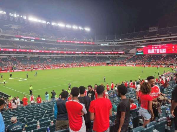 Lincoln Financial Field, section: 134, row: 19, seat: 13