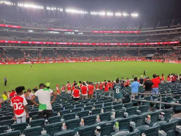 Lincoln Financial Field, section: 137, row: 18, seat: 8