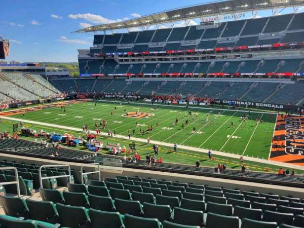 Paycor Stadium, section: 235, row: 10, seat: 10