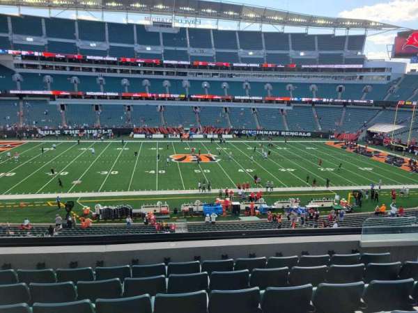 Paycor Stadium, section: 241, row: 7, seat: 7