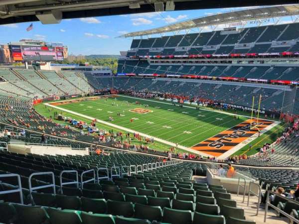 Paycor Stadium, section: 233, row: 29, seat: 2