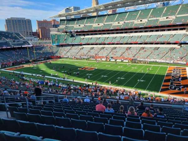 Paycor Stadium, section: 205, row: 16, seat: 7