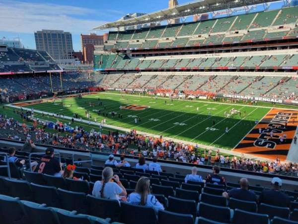 Paycor Stadium, section: 204, row: 10, seat: 10