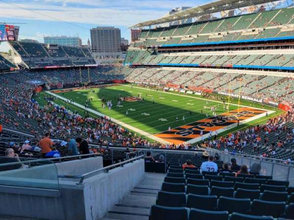 Paycor Stadium, section: 201, row: 21, seat: 7