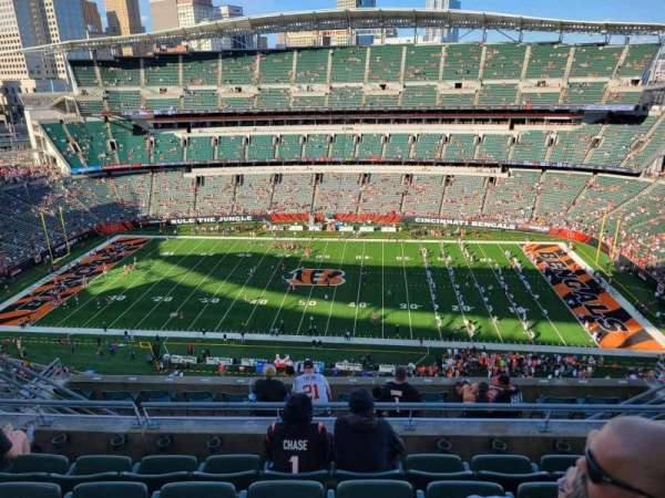 Paycor Stadium, section: 309, row: 17, seat: 11