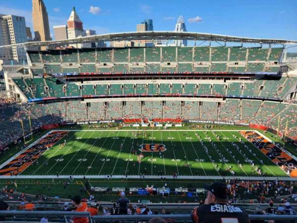 Paycor Stadium, section: 310, row: 15, seat: 10